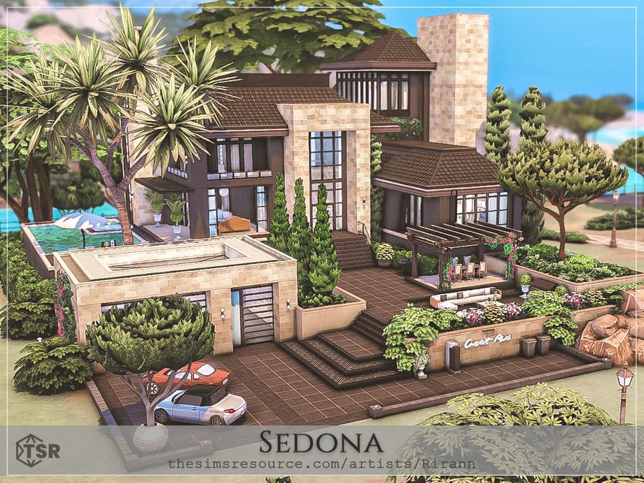 Скриншот мода Дом Sedona (no CC)